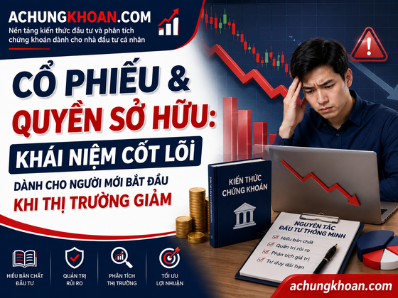 Cổ Phiếu & Quyền Sở Hữu: khái niệm cốt lõi dành cho người mới bắt đầu khi thị trường giảm — Kiến Thức Chứng Khoán