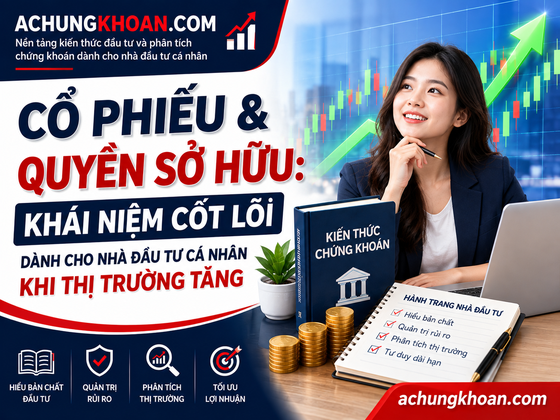 Cổ Phiếu & Quyền Sở Hữu: khái niệm cốt lõi dành cho nhà đầu tư cá nhân khi thị trường tăng — Kiến Thức Chứng Khoán