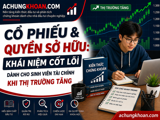 Cổ Phiếu & Quyền Sở Hữu: khái niệm cốt lõi dành cho sinh viên tài chính khi thị trường tăng — Kiến Thức Chứng Khoán