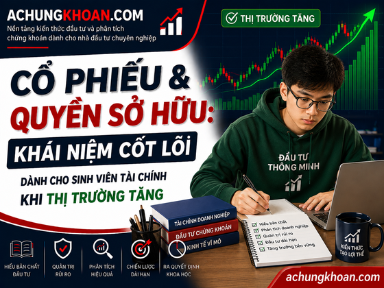 Cổ Phiếu & Quyền Sở Hữu: khái niệm cốt lõi dành cho sinh viên tài chính khi thị trường giảm — Kiến Thức Chứng Khoán