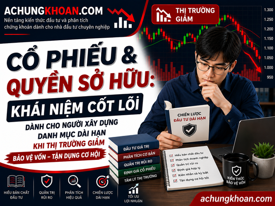 Cổ Phiếu & Quyền Sở Hữu: khái niệm cốt lõi dành cho người xây dựng danh mục dài hạn khi thị trường giảm — Kiến Thức Chứng Khoán